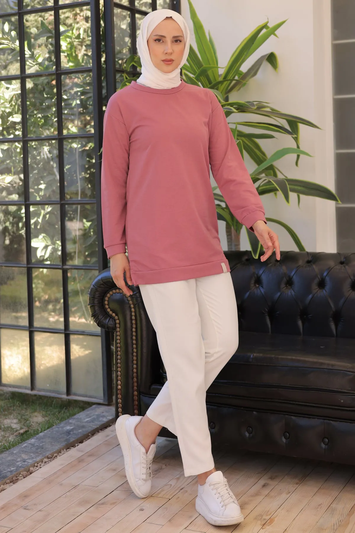 BNG Women Tunic Sweat Rose Pink - Clermont