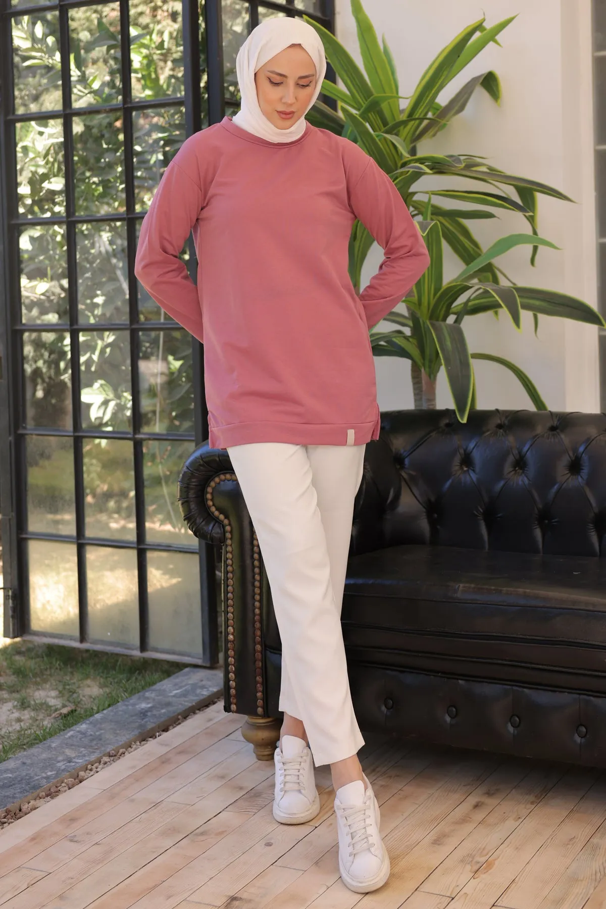 BNG Women Tunic Sweat Rose Pink - Clermont