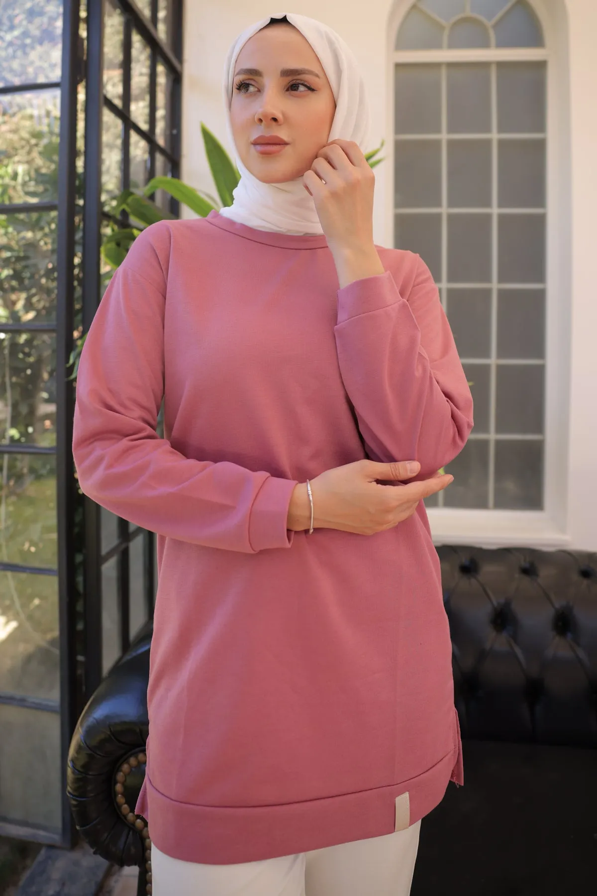 BNG Women Tunic Sweat Rose Pink - Clermont