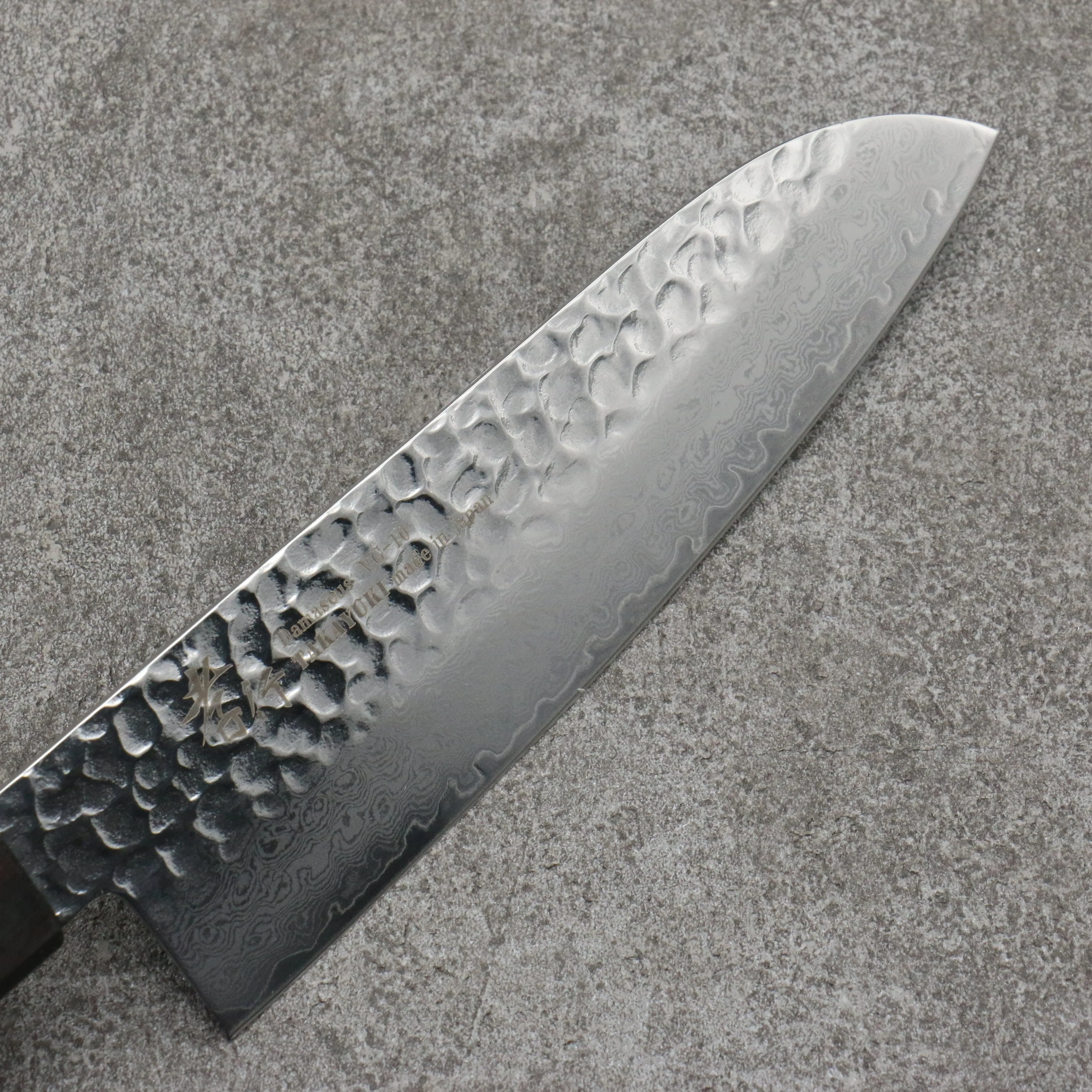 Sakai Takayuki VG10 33 Layer Damascus Santoku170mm Mountain cherry (12 sided) Handle