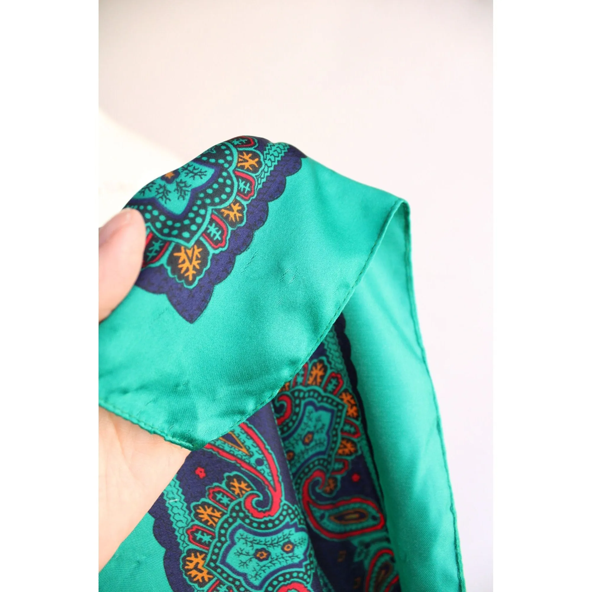 Vintage Paisley Print Scarf