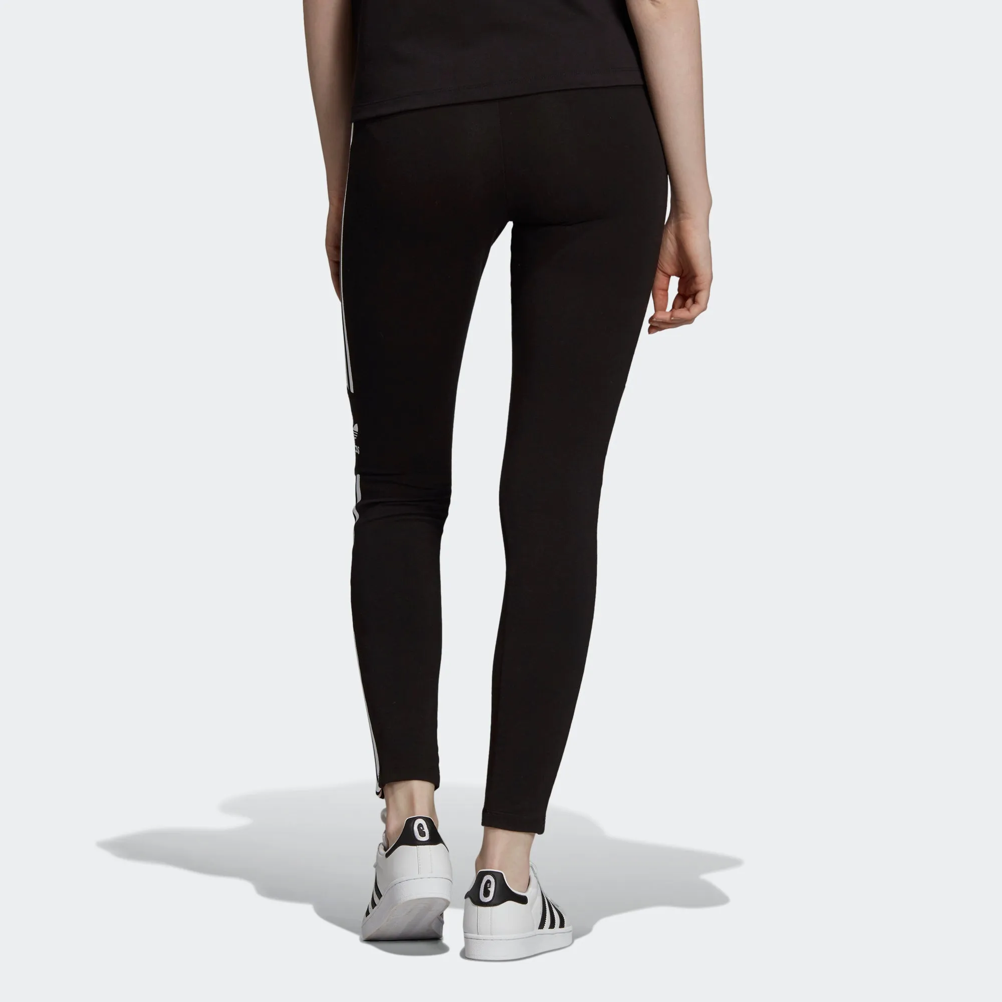Women's adidas Originals Trefoil 3-Stripes Leggings Black